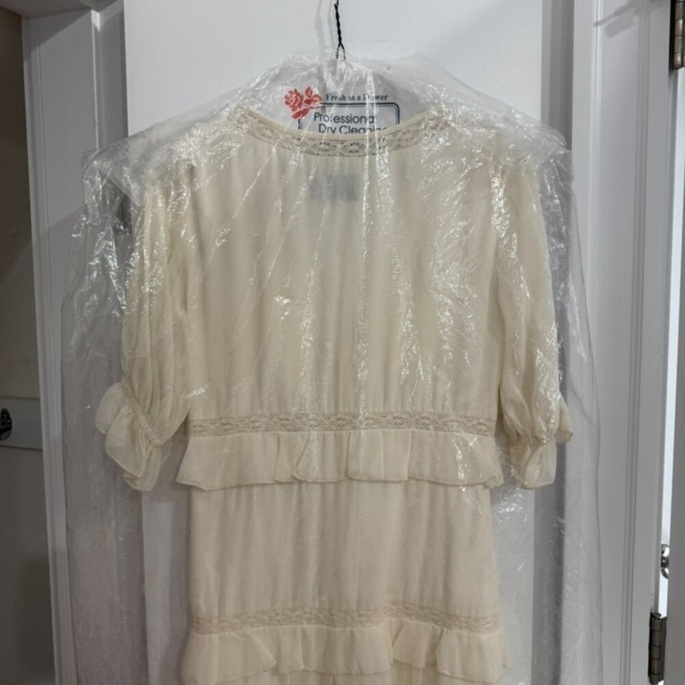 Asos Design Button Through Lace Insert Tiered Mid… - image 5